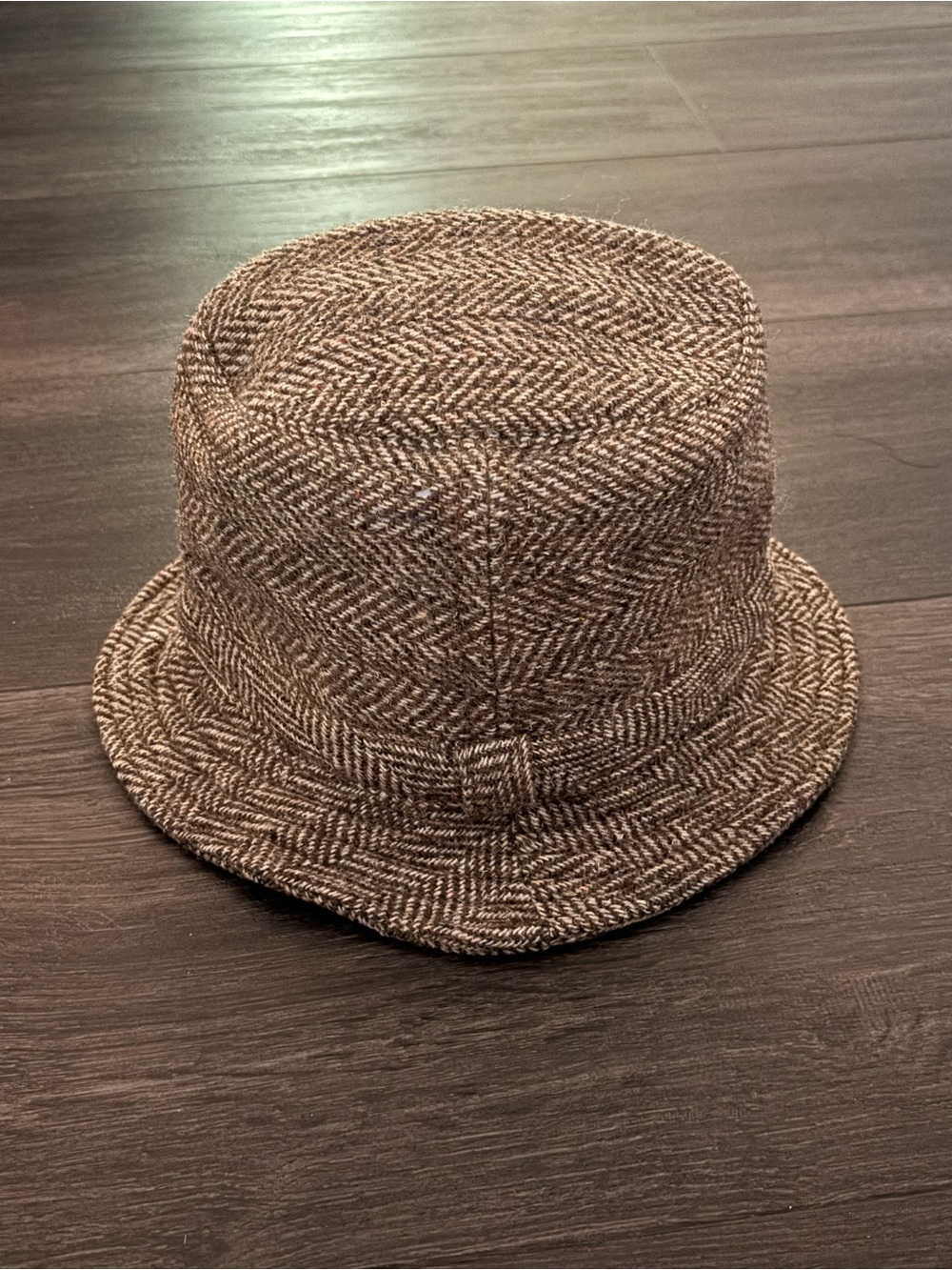Vintage Pendleton Pure Virgin Wool Bucket Hat Tweed Size Medium Made in USA